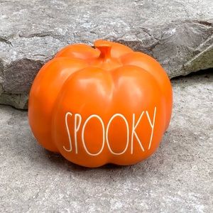 Rae Dunn SPOOKY Medium Pumpkin